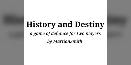 Cover image for History and Destiny