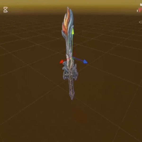 3D Sword Model (FBX+OBJ) No.18| Animated | Game, VR, and VFX Ready by ...