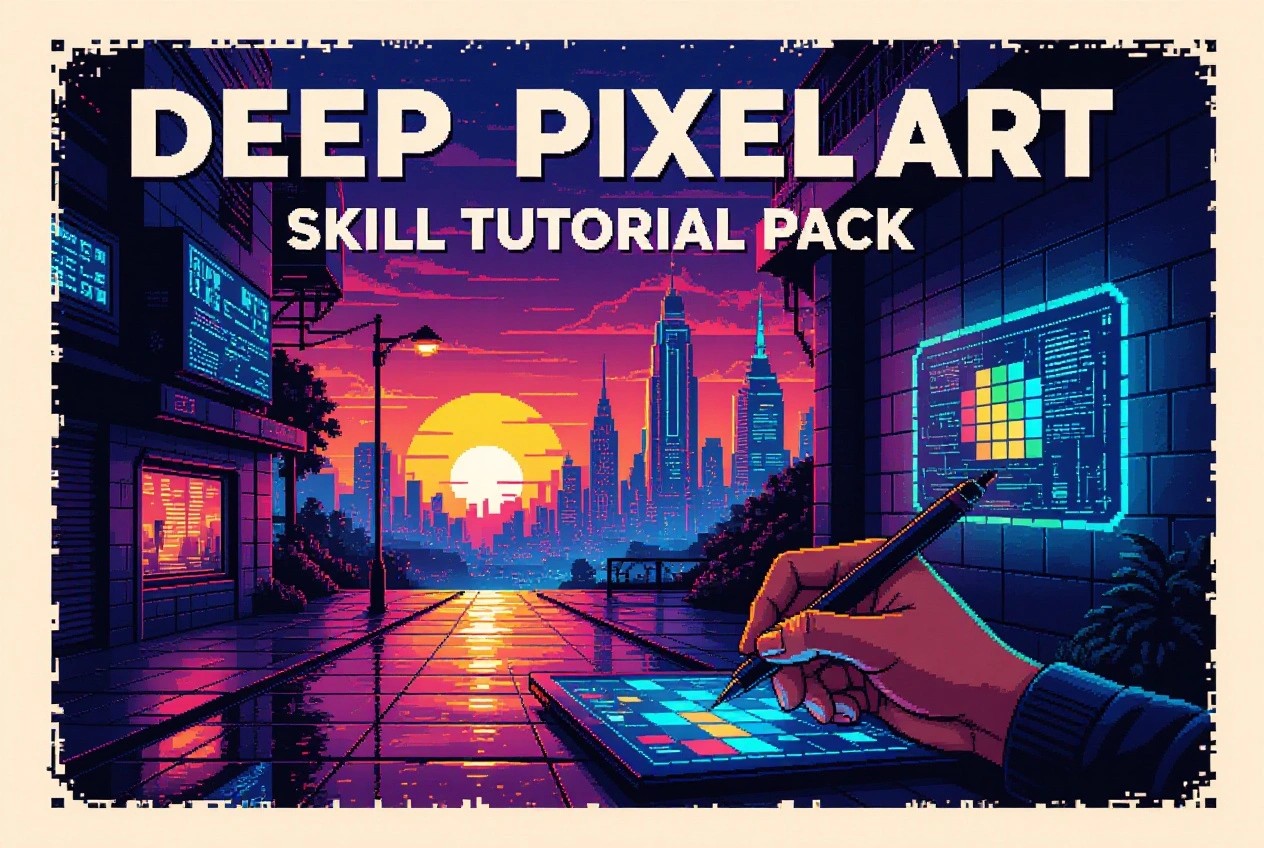 Deep PIXEL ART SKILL TUTORIAL PACK