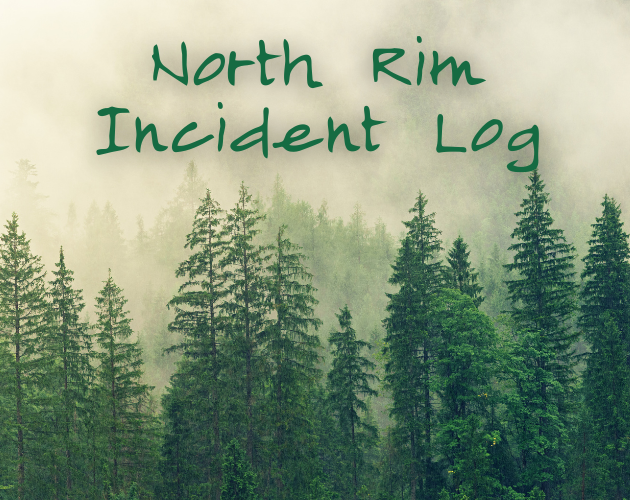 Cover image for North Rim incident Log