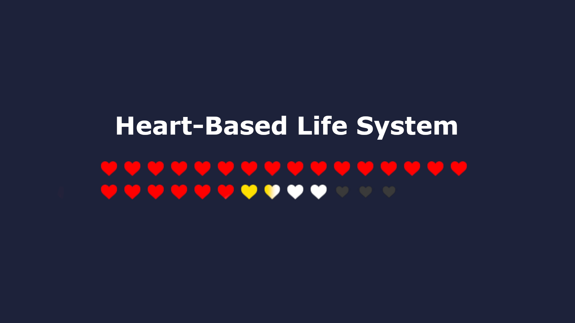 Heart-Base Life System Demo by EnguerranCobert