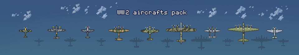 WW2 aircrafts pack
