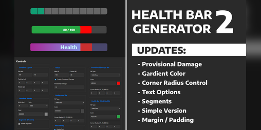 Cover image for Health Bar Generator (png) V 0.2