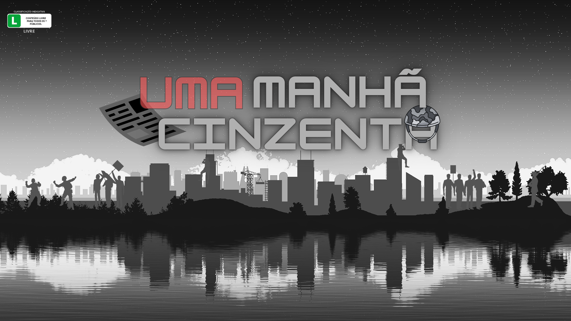 Cover image for Uma manhã cinzenta
