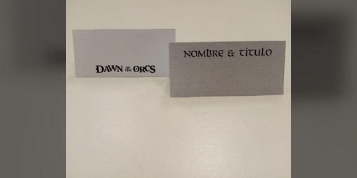 Cover image for Tarjetas para Dawn of the Orcs / Dawn of the Orcs Cards