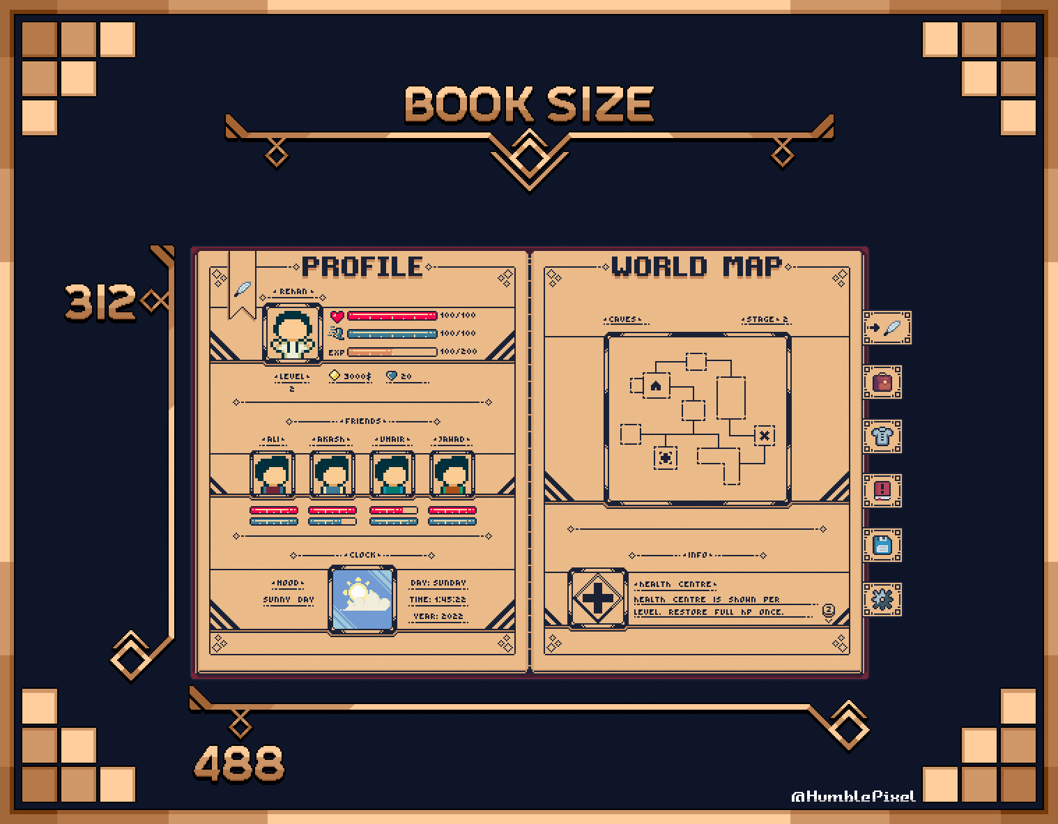 📔 Version 2.1 : Mini Book & Map 📜 - Super Asset Bundle #5 : Mini Pocket ...