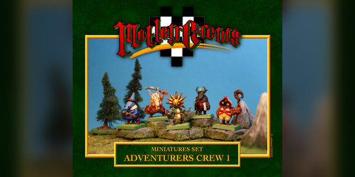 Cover image for Motley Crews Miniature Set - Adventurers Crew 1
