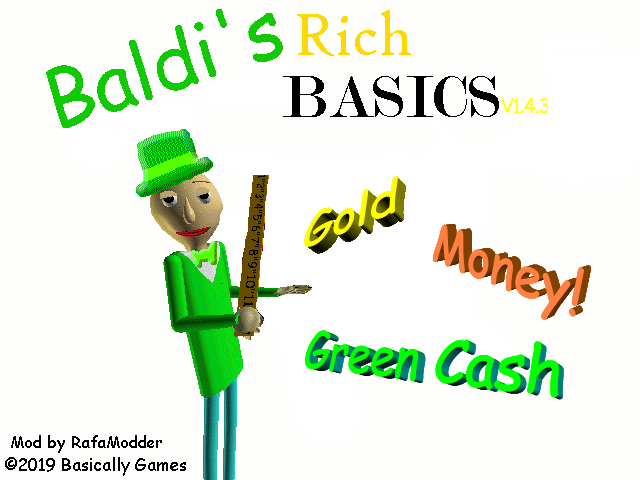 Baldi Rich Basics Android port Mod Menu Sound Original