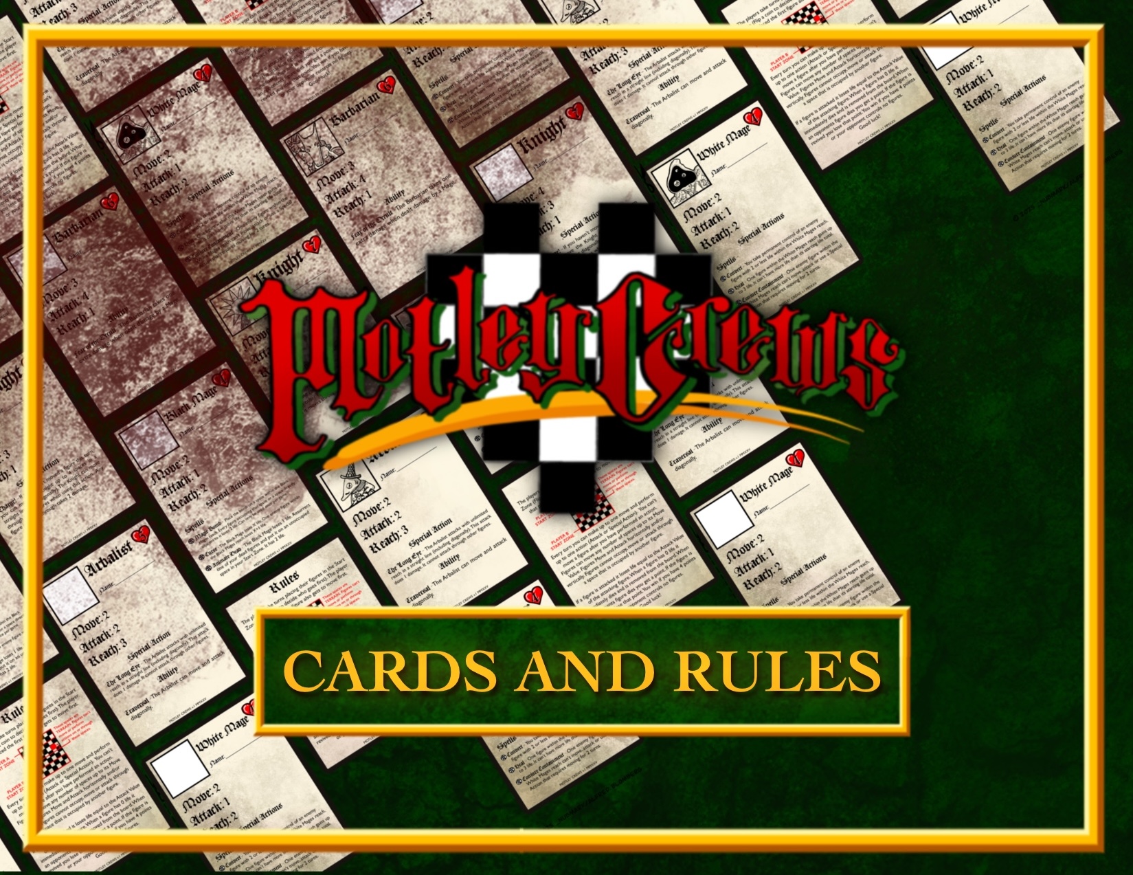 Cover image for Motley Crews - Basic Rules and Cards