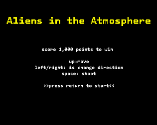 Aliens in the Atmosphere