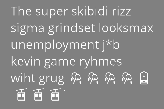 Cover image for The super skibidi rizz sigma grindset looksmax unemployment j*b kevin game ryhmes wiht grug +