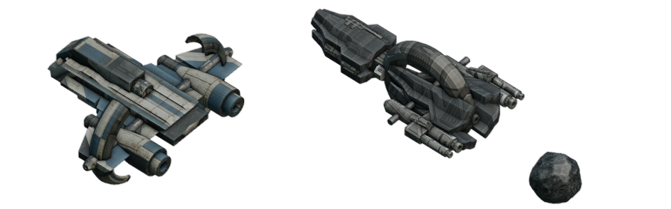 Pre Rendered Spaceships