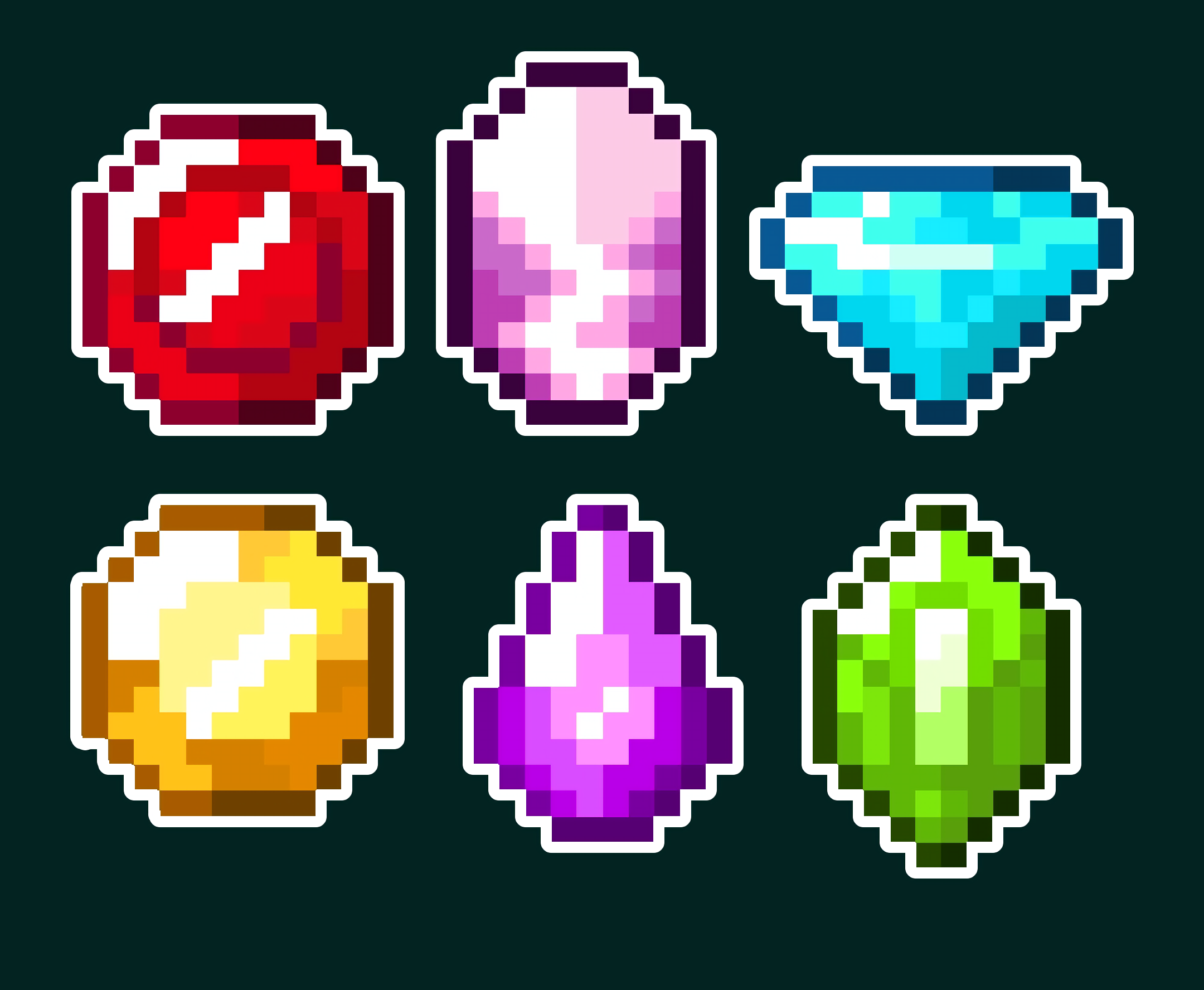 Update of assets pack, (ores and more!) - Ores and more! New
