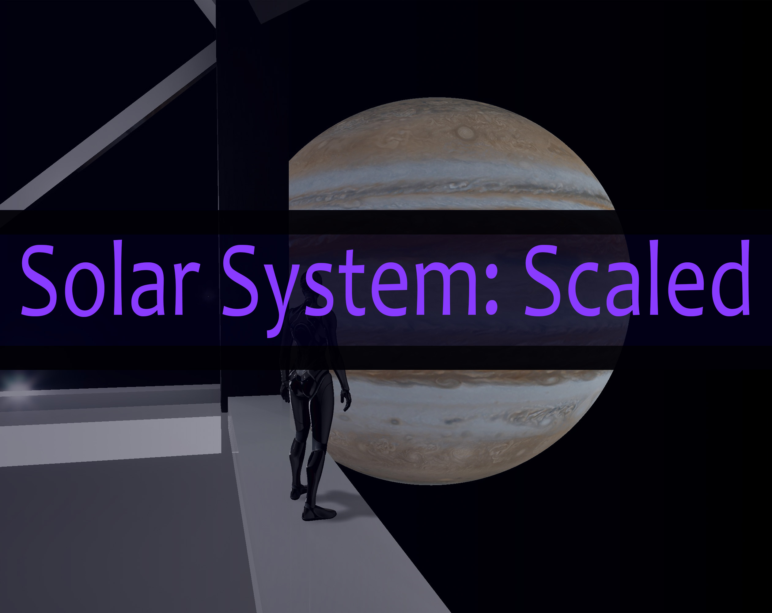 Solar System: Scaled