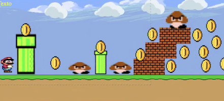 Mario Challenge – Jogo de plataforma criado por Sophia no estilo Mario Bros