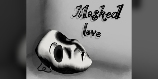 Cover image for 𝑀𝒶𝓈𝓀𝑒𝒹 𝓁𝑜𝓋𝑒 | creepypasta/Masky dating sim