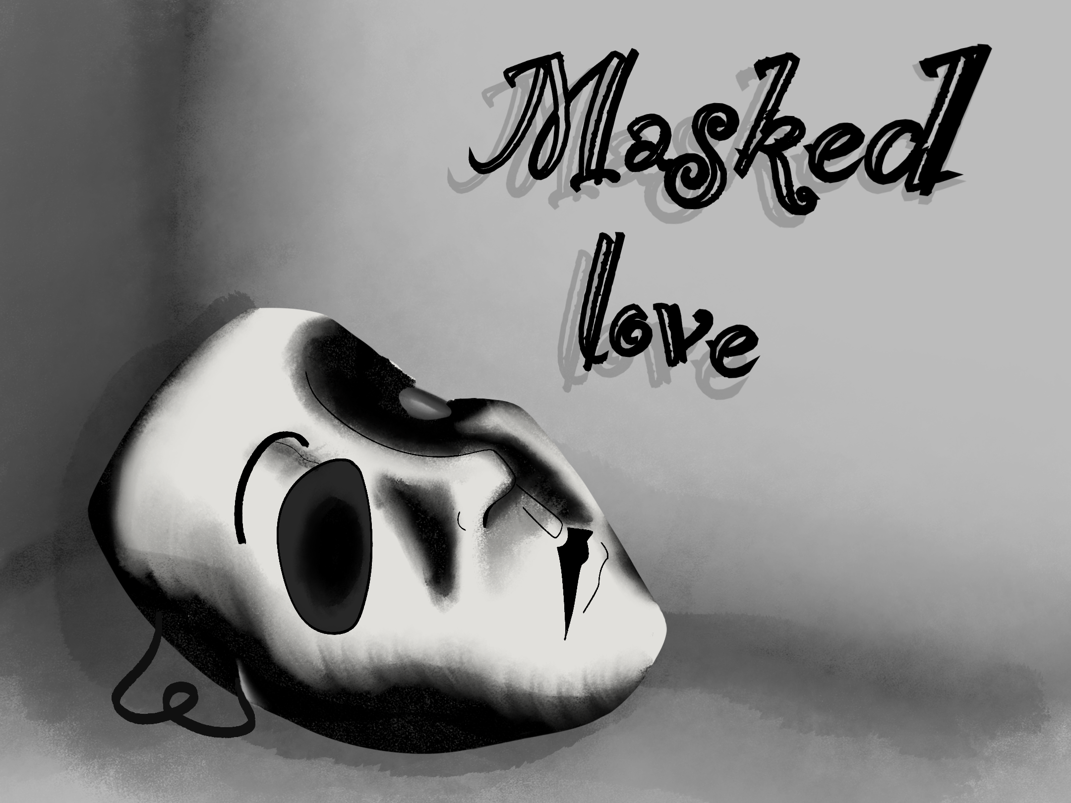 𝑀𝒶𝓈𝓀𝑒𝒹 𝓁𝑜𝓋𝑒 | creepypasta/Masky dating sim cover