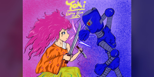 Cover image for Yoki Battles Blue Bots