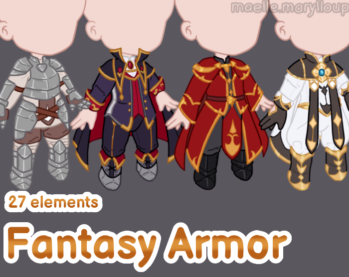 Fantasy armor - chibi outfits
