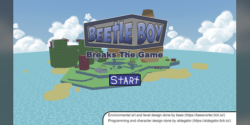Cover image for Beetle Boy Breaks the Game