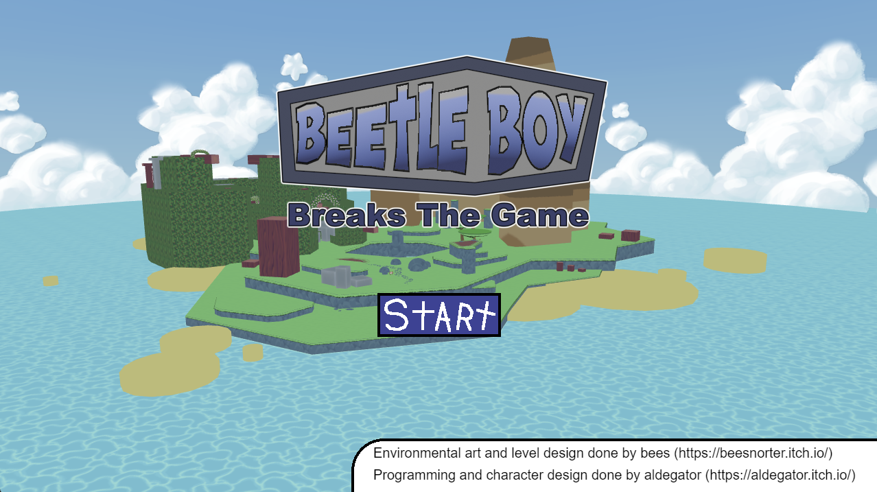 Cover image for Beetle Boy Breaks the Game