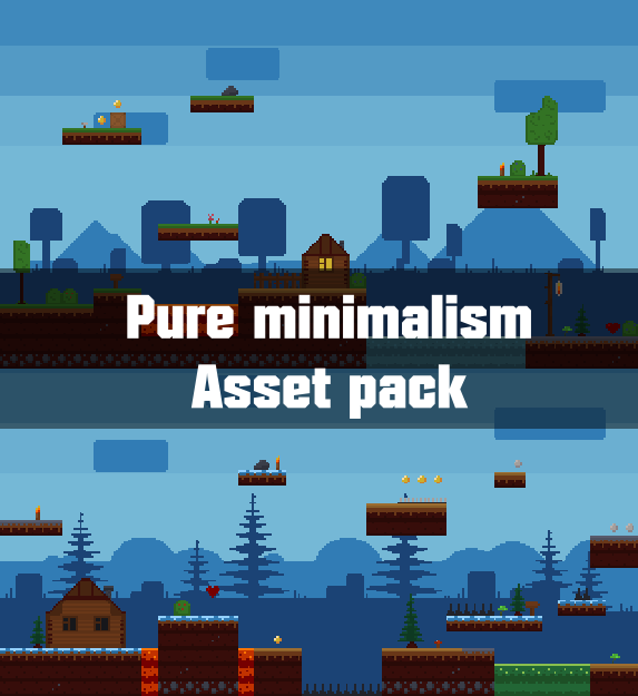 Pure minimalism asset pack (8x8) [FREE] by NonokaATM
