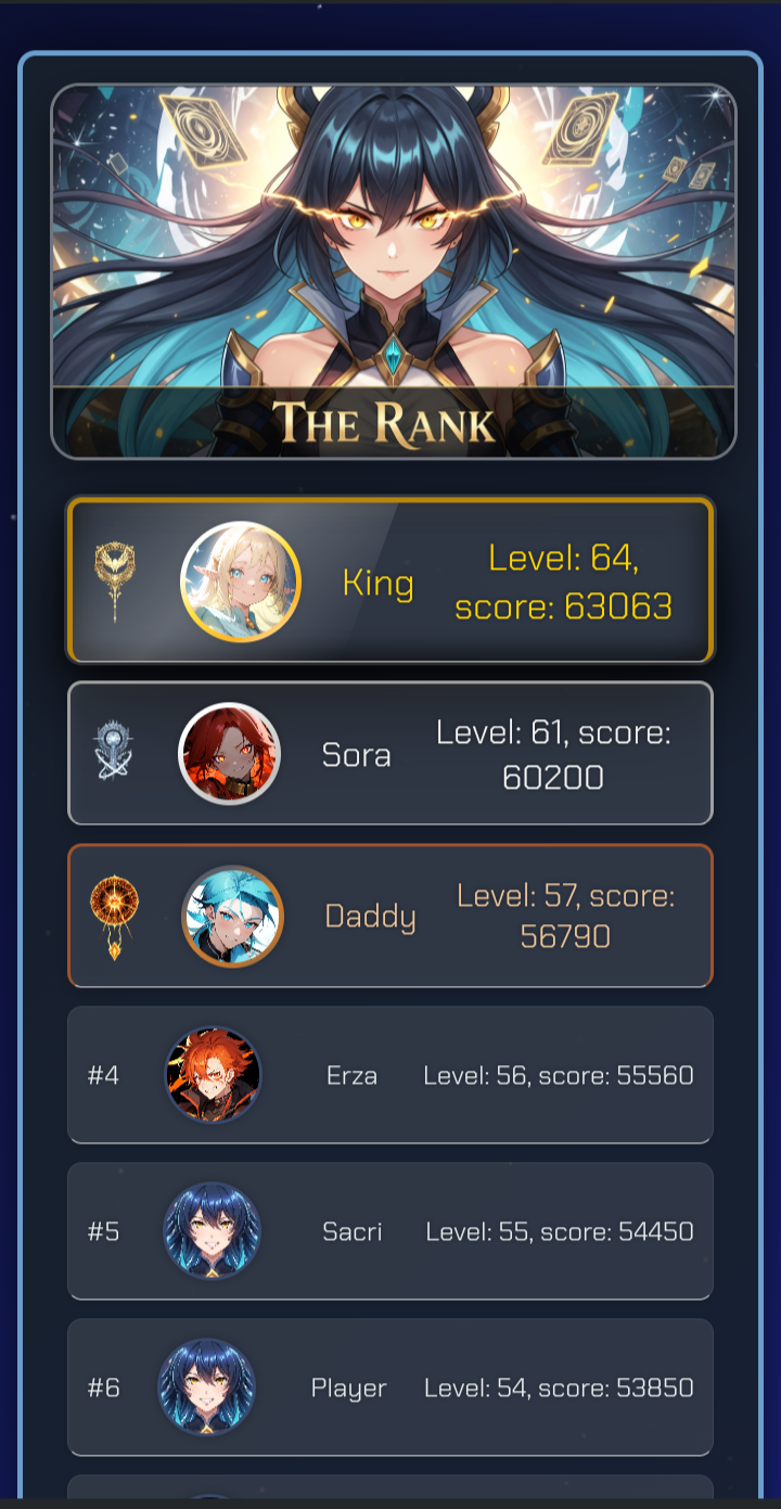 Memory Spark leaderboard preview