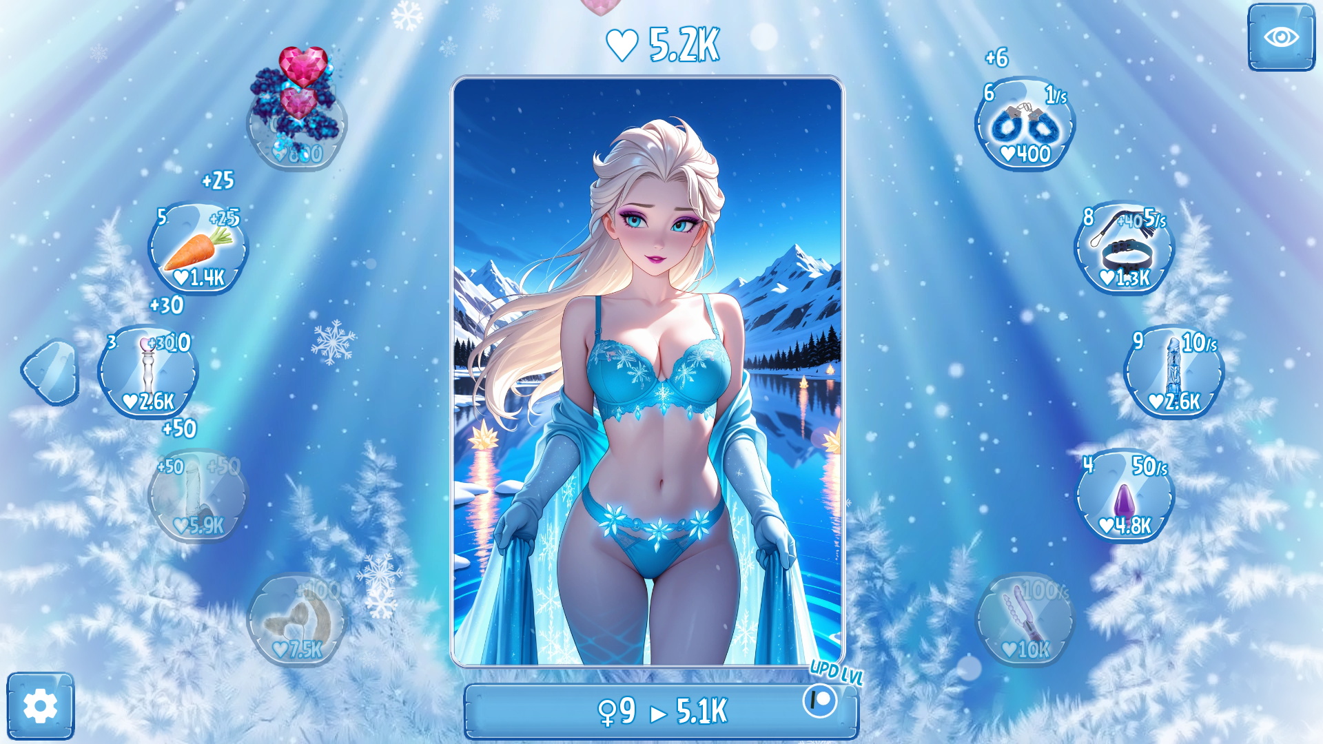 Elsa Clicker (v1.02) [Character from the cartoon: Frozen] screenshot 3