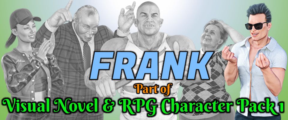 Visual Novel & RPG character - Frank