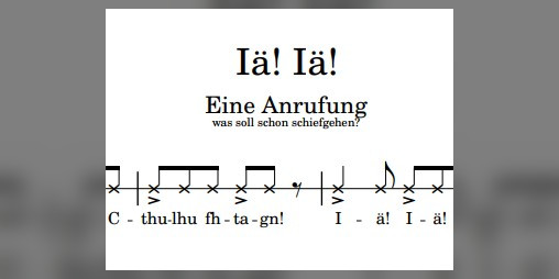 Cover image for Iä! Iä! Cthulhu fhtagn! Eine Anrufung
