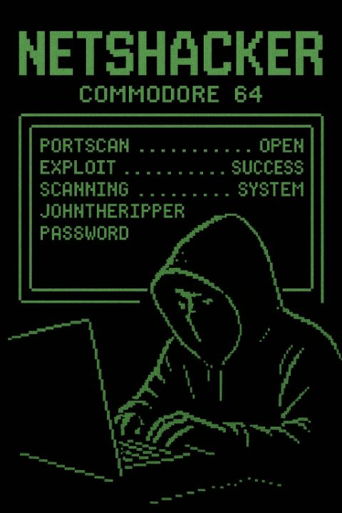 Cover image for netshacker per Commodore 64