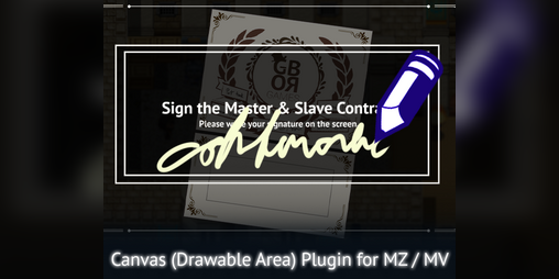 Cover image for Canvas (Drawable Area) Plugin - RPG Maker MZ / MV