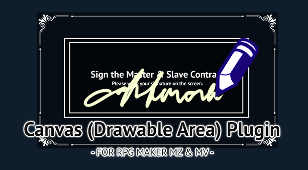 Canvas (Drawable Area) Plugin for MZ / MV