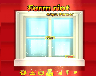 Farm riot angry farmer