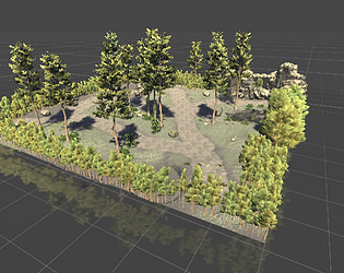 small island map (Level design)