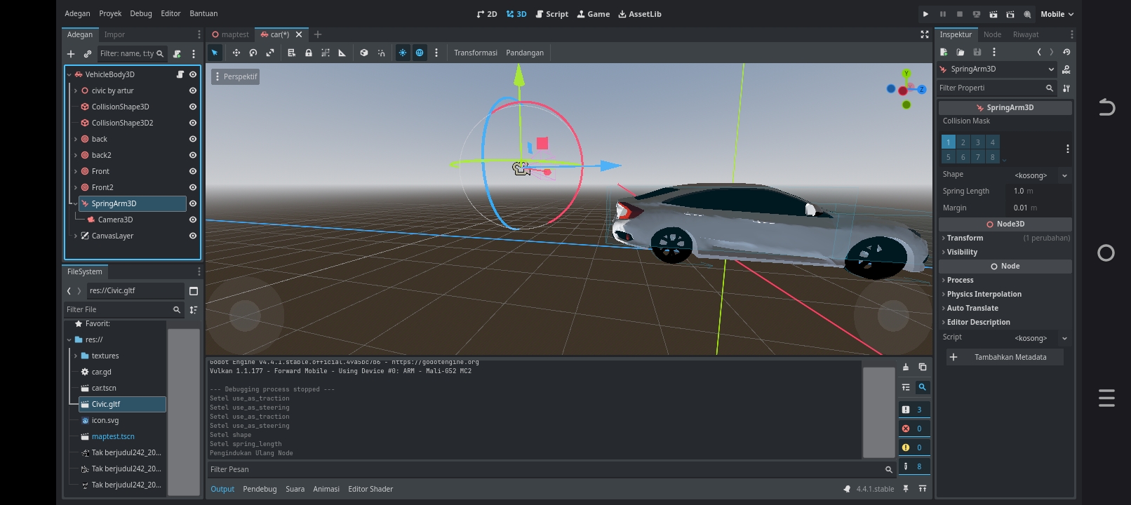 PHYSICS CAR UPDATE - Physics Car by Iong's