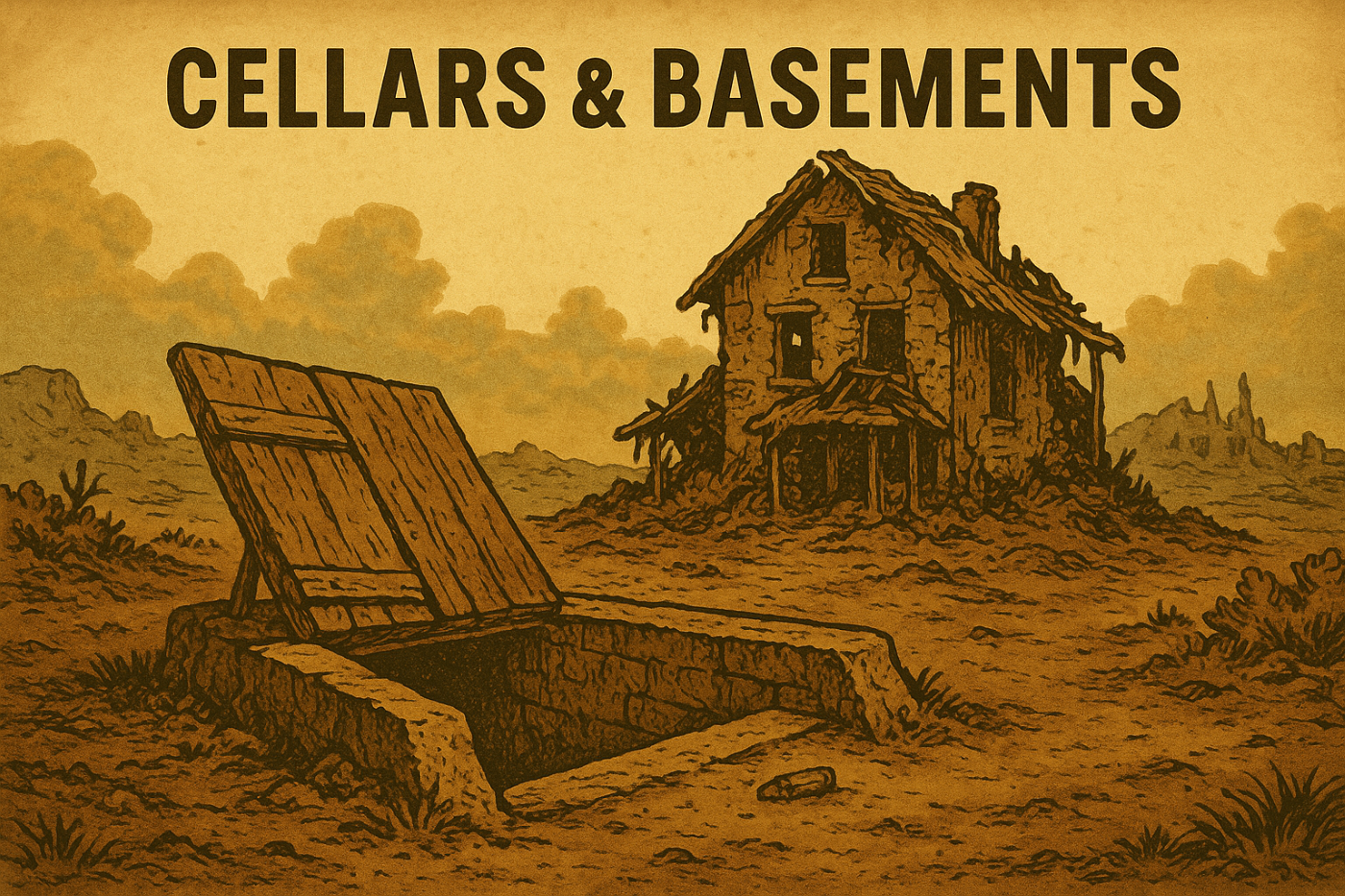 Post Apocalyptic Encounters - Cellars & Basements