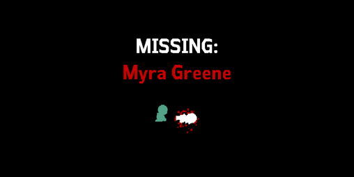 Cover image for Missing: Myra Greene