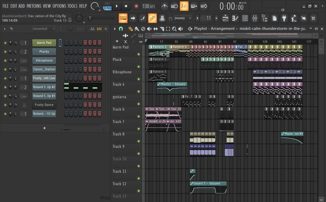 Track two - exploration of the city Daw screenshot