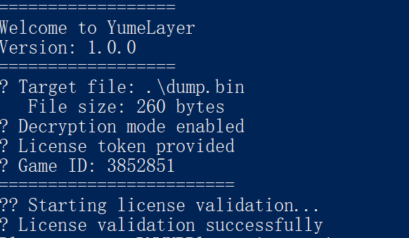 Decrypt .wsdcf VR files with YumeLayer