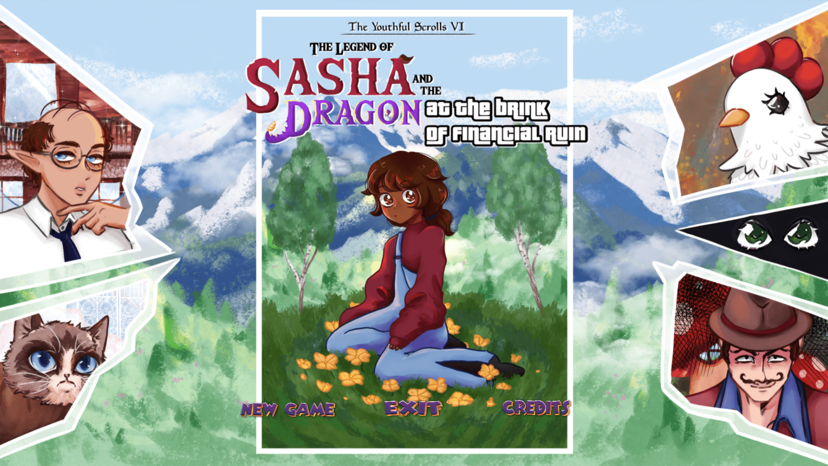 The Youthful Scrolls VI The Legend of Sasha and the dragon at the brink of financial ruin