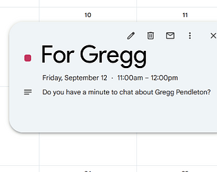 For Gregg
