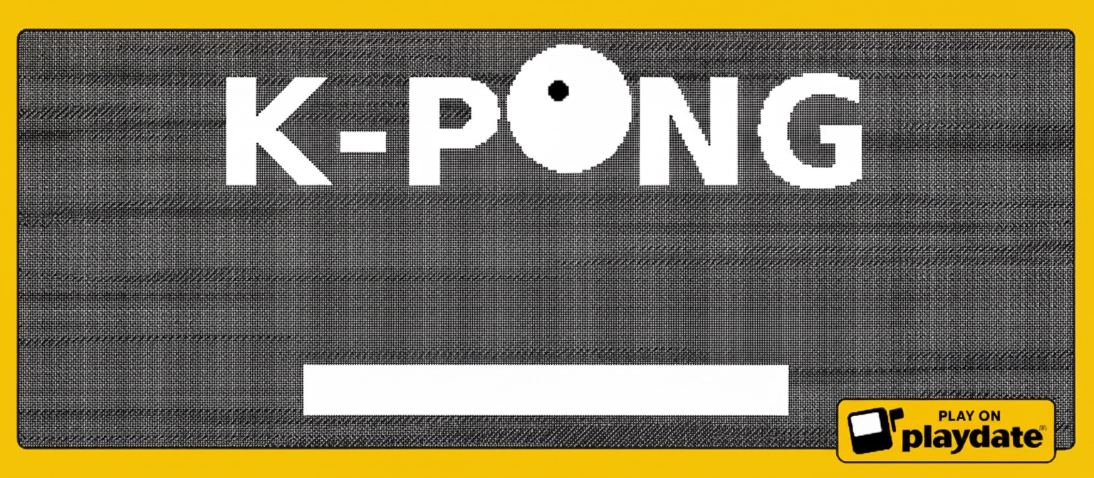 Cover image for K-Pong – Pong with a Crank Twist