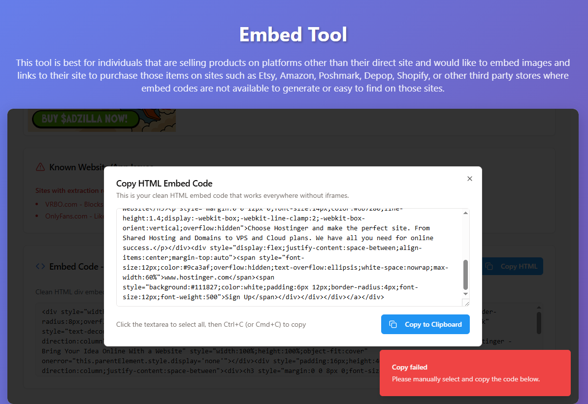Copy to Clipboard Error Copy to Clipboard Error