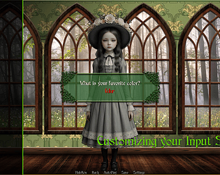 Customizing your Input Screen in RenPy