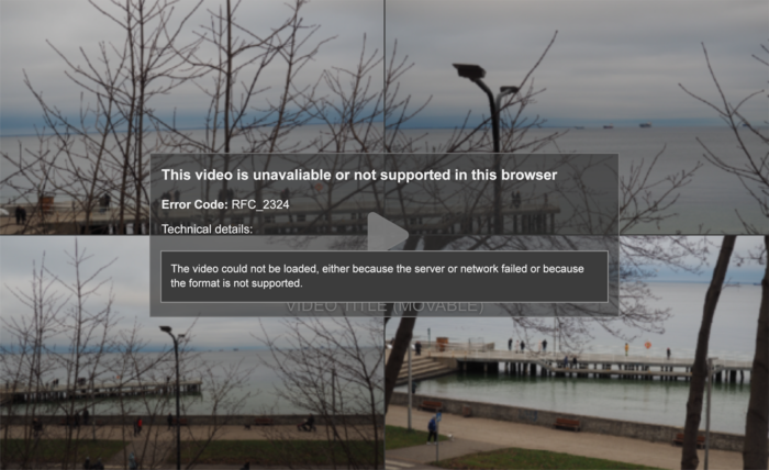 Fake video error box by Korbol