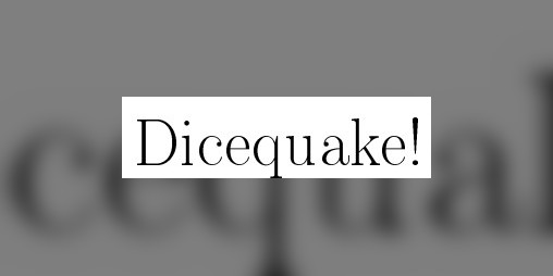 Cover image for Dicequake!
