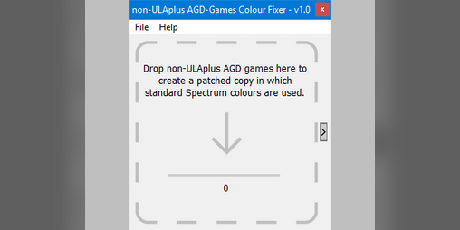 Cover image for ZX Spectrum non-ULAplus AGD-Games Colour Fixer