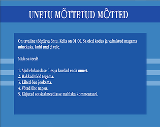 Unetu mõttetud mõtted