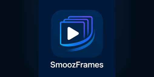 Cover image for SmoozFrames - a video player/ editor for frame interpolation